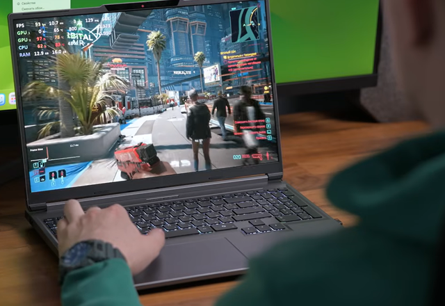 Cyberpunk 2077 на X16C